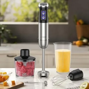 KOIOS 1000W Immersion Hand Blender for Smoothies and Soups
