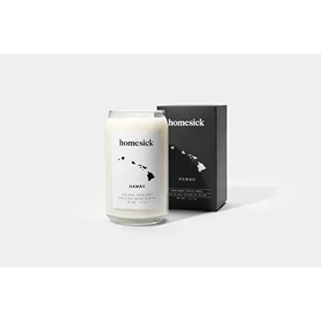 Homesick Hawaii Scented Candle - Fresh & Tropical Aroma