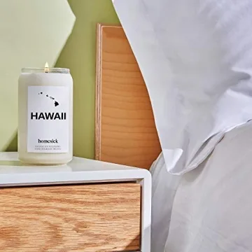 Homesick Hawaii Scented Candle - Fresh & Tropical Aroma