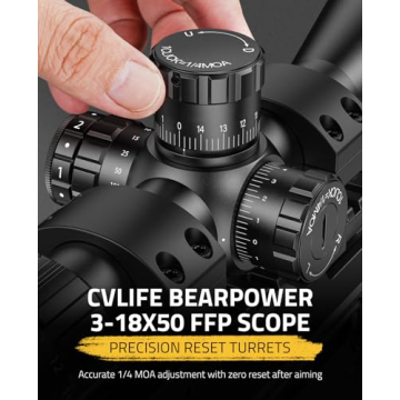 CVLIFE BearPower 3-18x50 FFP Scope - High Value Optics