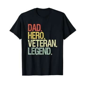Honor Your Hero with Our Veteran Dad T-Shirt - Perfect Gift!