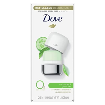 Dove Refillable Deodorant Starter Kit Cucumber & Green Tea