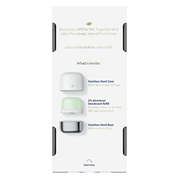Dove Refillable Deodorant Starter Kit Cucumber & Green Tea