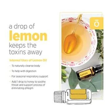 DoTerra Lemon Essential Oil - Natural Cleaning & Aromatherapy