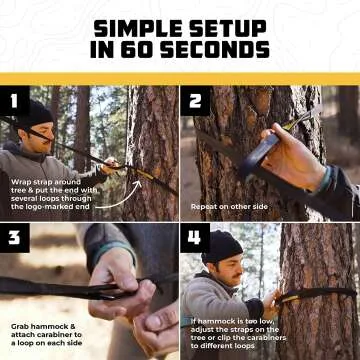 Kids Hammock for Camping - Compact, Easy Setup