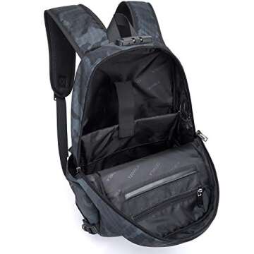 Tzowla Anti-Theft Laptop Backpack, Water Resistant, Unisex