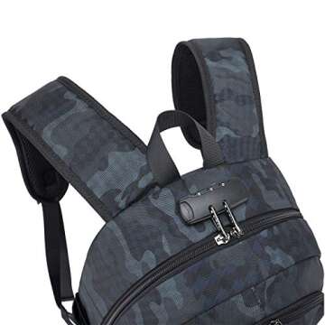 Tzowla Anti-Theft Laptop Backpack, Water Resistant, Unisex