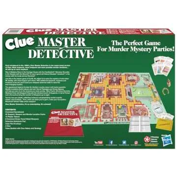 Clue Master Detective - Ultimate Board Game for 10 Players
