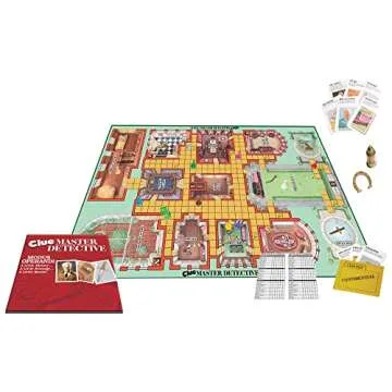 Clue Master Detective - Ultimate Board Game for 10 Players