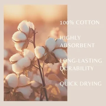 Great Bay Home 100% Cotton Bath Towels - 4 Pack Taupe Set