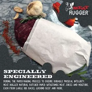 Versatile White Butcher Kraft Paper Roll for Meat Packing