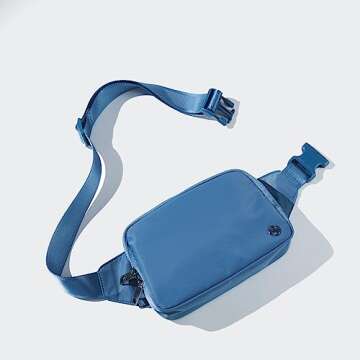 Pander Belt Bag Large 2L, Waterproof Everywhere Fanny Pack Purse for Women and Men with Adjustable S...