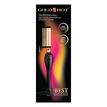 Gold N Hot 24K Professional Styling Comb for All Hair