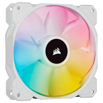 CORSAIR iCUE SP120 RGB Elite Performance 120mm White PWM Single Fan