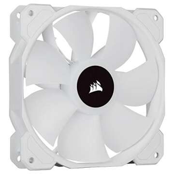 CORSAIR iCUE SP120 RGB Elite Performance 120mm White PWM Single Fan