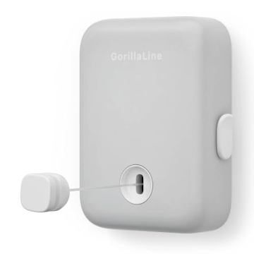 GorillaLine Retractable Clothesline - Ideal for Indoor and Outdoor Use | Durable and Space-Saving So...