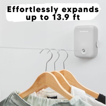 GorillaLine Retractable Clothesline for Small Spaces