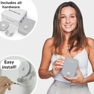 GorillaLine Retractable Clothesline for Small Spaces