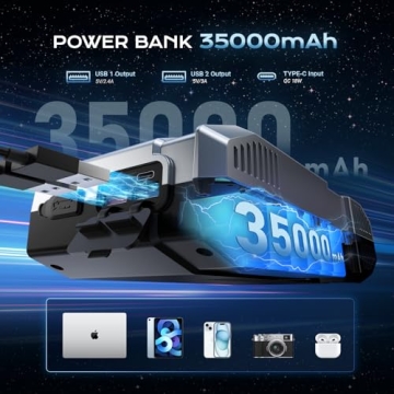 Portable 7000A Car Jump Starter & Air Compressor