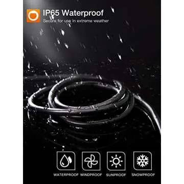 Addlon Flexible Extension Cord, Water&Weatherproof Outdoor Extension Cord 50FT with Covers, Heavy Duty Extension Cord for Indoor Outdoor, 16AWG 3 Prong UL Listed