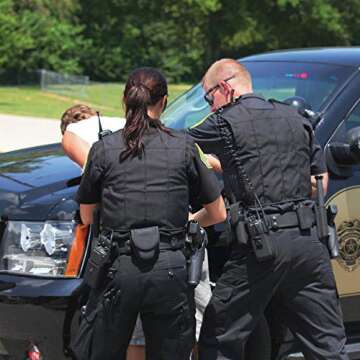 Bianchi Accumold 8034 Open Top Cuff Case, Fits Standard Handcuffs - Black