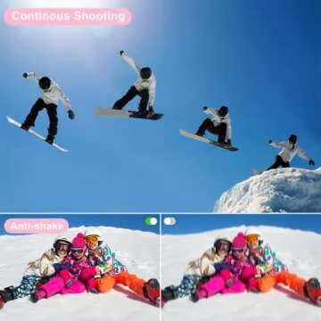 FHD 1080P Digital Camera for Kids with 32GB SD Card 16X Digital Zoom, Compact Camera Point and Shoot Digital Cameras Portable Mini Camera for Teens Students Boys Girls Seniors(Pink)