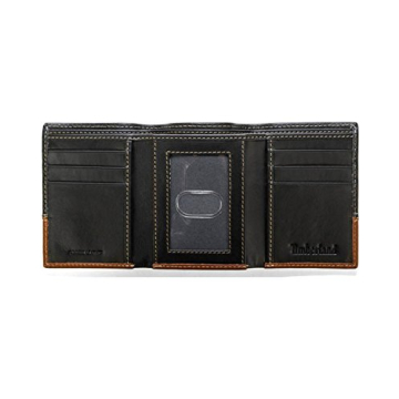 Timberland Leather Trifold Wallet for Men