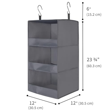 GRANNY SAYS 3-Shelf Hanging Organizer for Closets & RVs