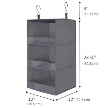 GRANNY SAYS 3-Shelf Hanging Organizer for Closets & RVs