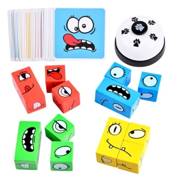 Engaging Wooden Face Changing Cube Game for All Ages