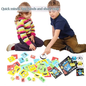 Engaging Wooden Face Changing Cube Game for Family Fun