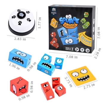 Engaging Wooden Face Changing Cube Game for Family Fun