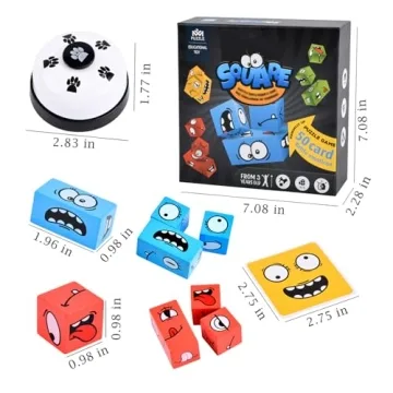 Engaging Wooden Face Changing Cube Game for Family Fun