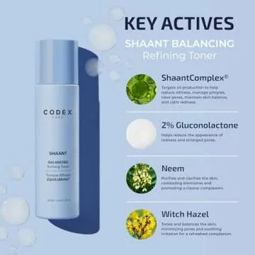 Codex Labs Shaant Refining Toner - Hydration for Acne-Prone Skin