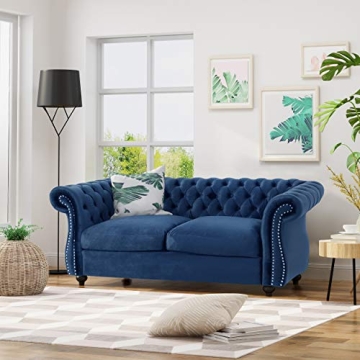 Chesterfield Loveseat for Comfortable Small Spaces