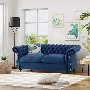 Chesterfield Loveseat for Comfortable Small Spaces
