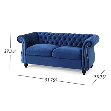 Chesterfield Loveseat for Comfortable Small Spaces