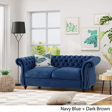 Chesterfield Loveseat for Comfortable Small Spaces