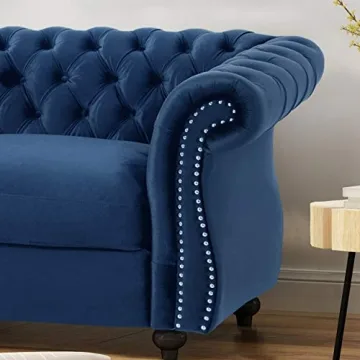 Chesterfield Loveseat for Comfortable Small Spaces