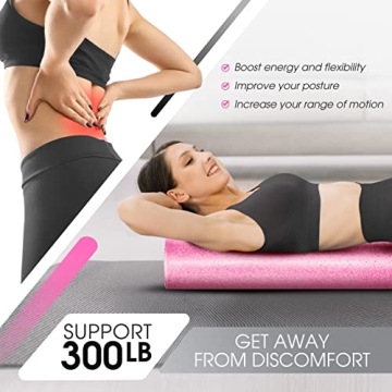 Yes4All High Density Foam Roller for Yoga & Pilates