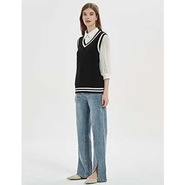 Stylish Gihuo Women's V Neck Sweater Vest for All Occasions