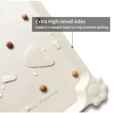 Waterproof Non-Slip Silicone Pet Food Mat for Dogs Cats