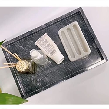 Gnirue Elegant Marble Tray for Kitchen and Home Decor
