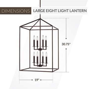 Generation Lighting Perryton 8-Light Pendant Light Fixture