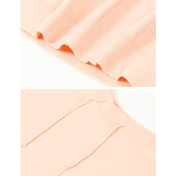 Gihuo Women’s Striped Knit 2 Piece Sweater Set