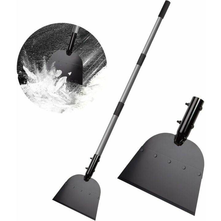 Walensee 54" Flat Snow Shovel & Ice Scraper