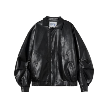 Aelfric Eden Men's Letter Foaming Love Print Varsity Jacket - Vintage Graphic Baseball Unisex Coats