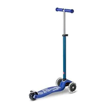Micro Kickboard - Maxi Deluxe LED 3-Wheeled, Lean-to-Steer, Swiss-Designed Micro Scooter for Kids with LED Light-up Wheels, Ages 5-12