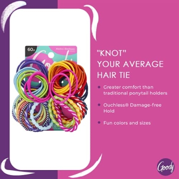 Goody Kids Ouchless Elastic Hair Ties for Everyday Style