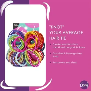 Goody Kids Ouchless Elastic Hair Ties for Everyday Style